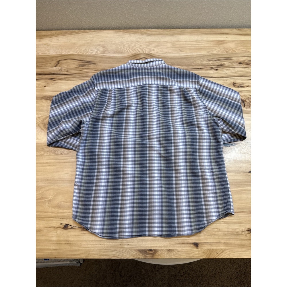 Tommy Bahama Men's Large Plaid Long Sleeve Button Down Shirt Cotton Silk Blend - Picture 5 of 5